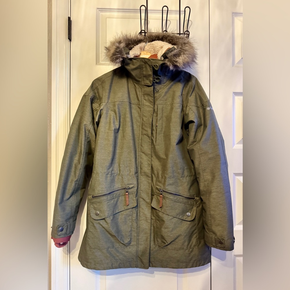 Columbia Womens Carson Pass Interchangeable 3-in-1 Jacket Waterproof Size M